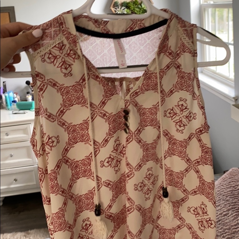 Tank top blouse